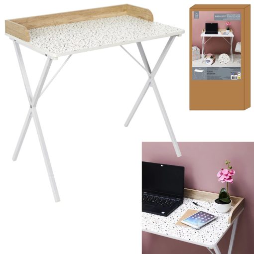 Terrazzo mintás íróasztal